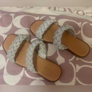 Torrid rhinestoned Braided Sandals